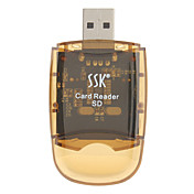 SSK USB 2.0 Lecteur de carte pour SD, MMC