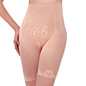 Chinlon com Jacquard alta Breve Shaper da cintura Long Leg