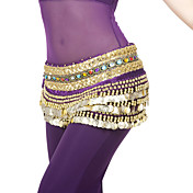 dancewear performances 248 pièces en polyester ceinture danse du ventre pour les dames des couleurs plus