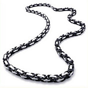 moda maschile collana di titanio (55 * 0.5 * 0,5 centimetri)