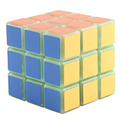 Glow-in-dark I 3x3x3 desafío para la mente cubo mágico IQ Puzzle (YJ3002A)