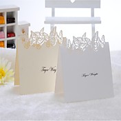 Lovely Butterfly Design Place Card - Set of 12 (More Colors)