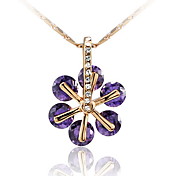 Women's Crystal Sky Wheel Short Pendant