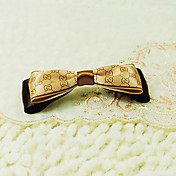 Handmade Coffee and Brown Satin 7.5cm Bow School Lolita Headdress