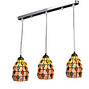 60W E27 Modern Pendent Lights with Shade in Shell Feature