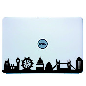 London Laptop Skin Cover Art Decal Sticker for MacBook Air Pro/Dell/HP/Compaq/Acer/Lenovo/Sony (Black)