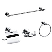 Bathroom Accessory Sets Include Towel Bar,Toilet Roll Holder,Robe Hook and Towel Ring