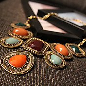 kvinners rhinestones smekke halskjede