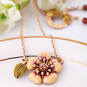 Women's Flower Leaf Choker