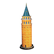 DIY Architecture 3D Puzzle Turkey Galata Tower (18pcs, difficulty 4 of 5)