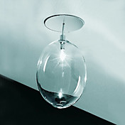 20W G4 Cristal Flush Mount Light en función Wine Glass