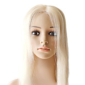 Mono Top 100% Indian Remy Hair Blonde Silky Straight Wig