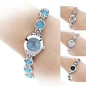 Women's Alloy Analog Quartz Bracelet Watch (Silver)