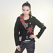 Long Sleeve Black CottonPunk Lolita Coat