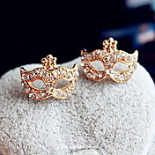 kvinners vintage mei blomst studs