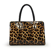Women's Trendy Candy Color Fake Crocodile Tote(33*14*23CM)