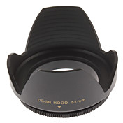 Lens Hood 52 milímetros para Canon, Nikon Lens EF