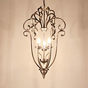 40W Stilfuld Pendel Light med 3 lys i Candle Feature