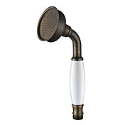 Antique Bronze Finish Brass Handled Shower Head