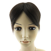 100% Brazilian Human Hair Black Straight Mono Top Hair Pieces