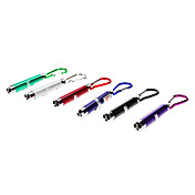 3-in-1 Red Laser + White Light + UV Light LED Mini Flashlight Keychain (3xLR44)