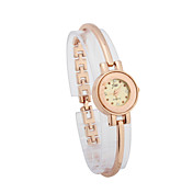 Vrouwen Alloy Quartz Glas ronde vorm Dress horloge