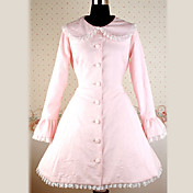 Long Sleeve Knee-Length Pink Uniform Cloth Sweet Lolita Coat