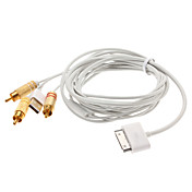 Prêmio USB Macho para Cabo AV Adapter para o iPhone 4, 4S e Outros