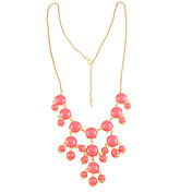 Gorgeous Alloy med akryl Dame Halskæde (Flere farver)
