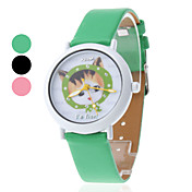 Poco per bambini PU Cat analogico orologio da polso al quarzo (colori assortiti)