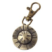 Unisex Straw Hat Design Alloy Analog Quarz Schlüsselbund Uhr (Bronze)