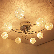 20W G4 8-Licht Eisen Flush Mount Licht