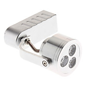 3W 250-280LM 3000-3500K Warm White Light Angle-Adjustable LED Track Lamp (85-265V)