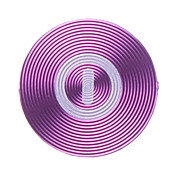 Cerchio in lega di alluminio design Button Sticker casa per iPhone5/iPad mini e altri (colori assortiti)