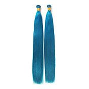 100% Indian Remy Hair 18" Silky Straight Colorful Pre Bonded Stick-Tip Hair Extenions 6 Colors To Choose