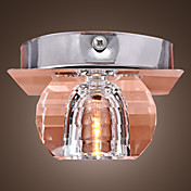 moderne krystal semi flush mount