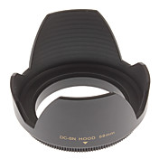 Lens Hood 58 milímetros para Canon, Nikon Lens EF