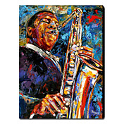 Pintados à mão pintura a óleo Arte Jazz Pessoas 1211-PE0158