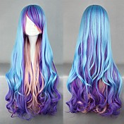 Lolita Wig Inspired by Blue and Purple and Pink Mixed Color Punk
