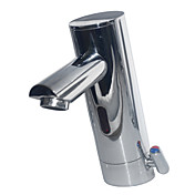 contemporanea mani sensore libero cromata rubinetto del bagno lavabo finitura (caldo e freddo)