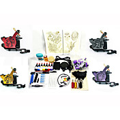 4 Tattoo Machine Guns Kit for Liner og Shader