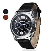 Männer Water Resistant Stil Quartz PU Analog-Armbanduhr (verschiedene Farben)