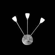 10W Modern 3-Light Wall Lamp in Crystal Feature
