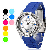 Women's Silicone Analog Quartz Wrist Watch (Assorted Colors)