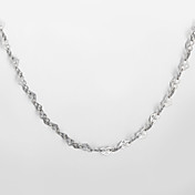925 Sterling Silver Necklace Fashion Jewelry 925 Silver Heart Link Chain