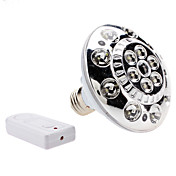 Dimmable E27 1W Cold White Light Control remoto recargable LED Bombilla (220)