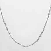925 Sterling Silver Necklace Fashion Jewelry 925 Silver Awl Chain