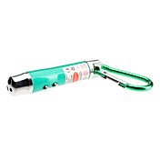 Mini 3-in-1 Red Laser + UV + White Light LED Flashlight with Carabiner (3xLR44, Assorted Colors)