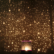 Luz de Noite LED com Projetor - Céu Estrelado (AC/3xAA)