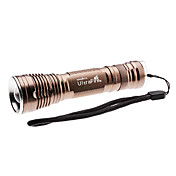 ultrafire 138 Zoom 5-Modus CREE XM-L T6 LED Taschenlampe (1000lm, 1x18650, braun)